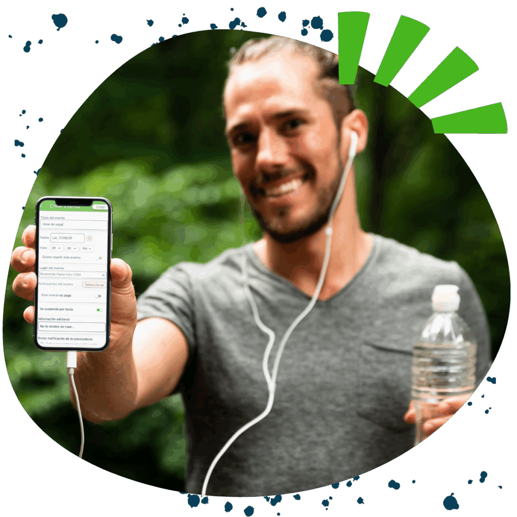 Un evento es una clase, un entrenamiento o un partido. Cuando lo crees el grupo podrá verlo y confirmarte si asiste o no. Asi la organización se hace sola, y la información esta siempre disponible.
