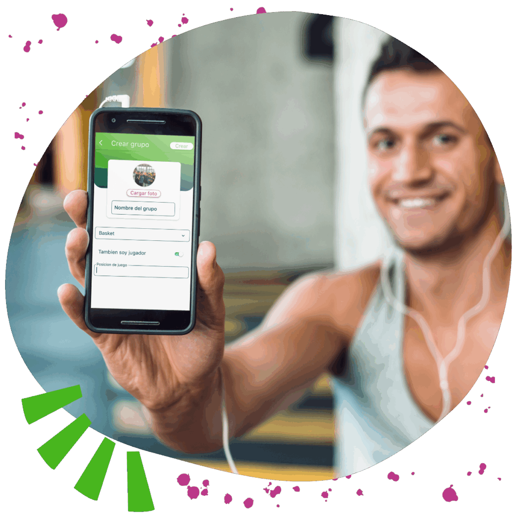 Organizarte es super sencillo creando grupos, ya sean de amigos para los deportes que practiques o de alumnos para las clases que dictes. Podes tenerlos a todos y coordinar con cada uno por separado.